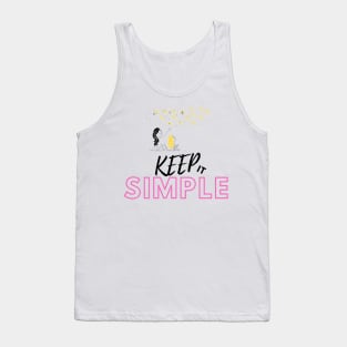 Keep it Simple-Positive Vibes Tank Top